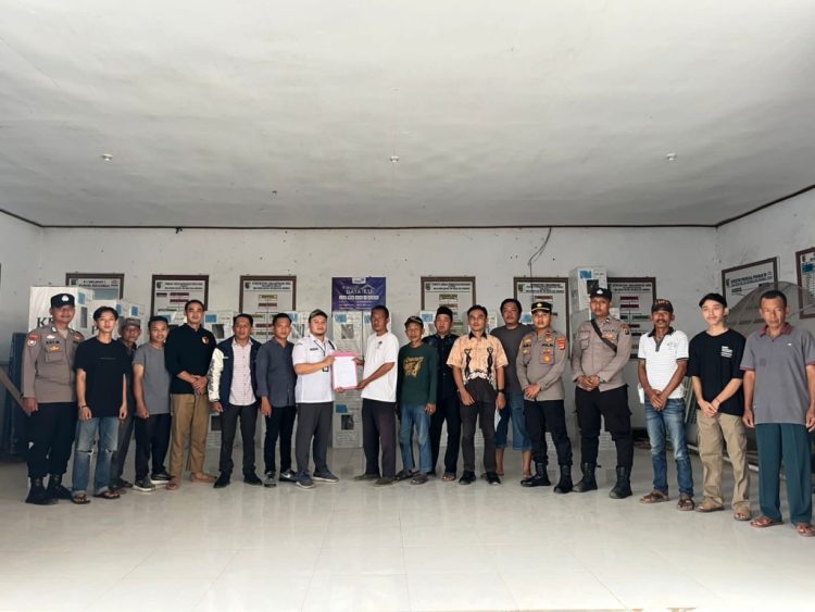 Dikawal Ketat Perwira Pengendali, Logistik PSU Pilkada Pesawaran Tiba Aman di PPK Way Khilau