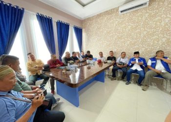 Silaturahmi Team 11 Insan Pers Lampung Selatan ke DPW PAN Lampung