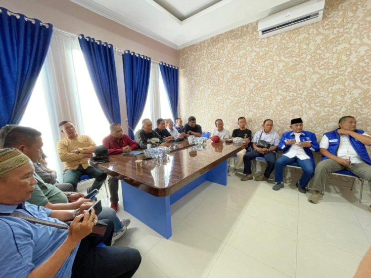 Silaturahmi Team 11 Insan Pers Lampung Selatan ke DPW PAN Lampung