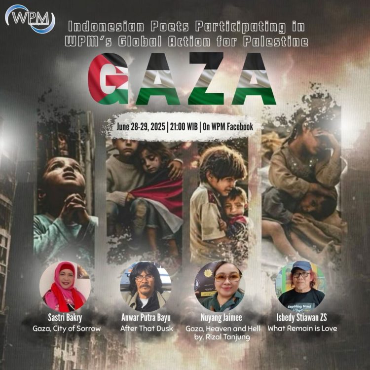 Empat Penyair Indonesia Bergabung dalam Aksi Puisi Dunia untuk Palestina