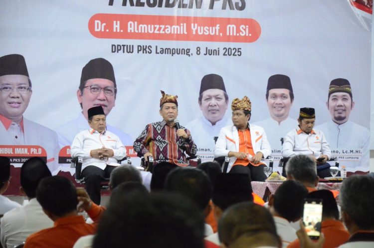 Kunjungan Perdana Presiden PKS Al Muzzammil Yusuf Dimulai dari Lampung: Konsolidasi, Silaturahmi, dan Semangat Perubahan