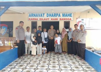 Silaturahmi Haru: Keluarga Korban Tenggelam Ucapkan Terima Kasih ke Sat Polairud Lampung Selatan