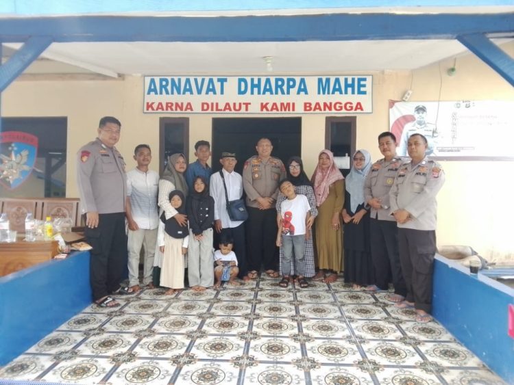 Silaturahmi Haru: Keluarga Korban Tenggelam Ucapkan Terima Kasih ke Sat Polairud Lampung Selatan