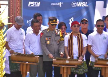 WSL Krui Pro 2025 Resmi Dibuka, Polda Lampung All Out Jaga Keamanan Internasional