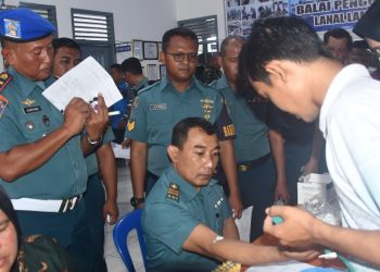 Lanal Lampung Gelar Urikkes Rutin, Pastikan Kesehatan Prajurit Tetap Prima