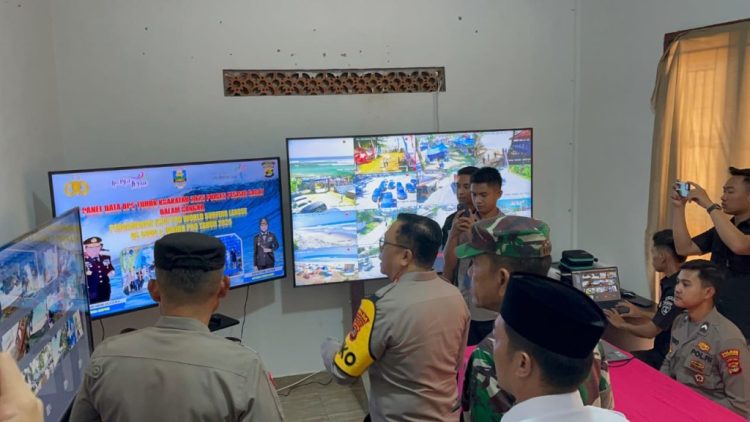Kapolda Lampung Pimpin Langsung Monitoring Operasi Tuhuk Krakatau di WSL Krui Pro 2025