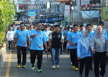 Meriahkan HUT ke-79 Lampung Utara, Bupati dan Wabup Pimpin Jalan Sehat hingga Lomba Lagu Daerah