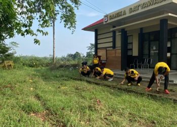Polres Pesawaran Gelar Kurve: Bangun Budaya Bersih dan Kebersamaan di Lingkungan Kerja