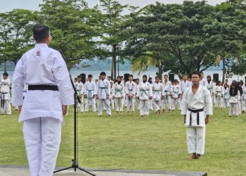 Prajurit Yonif 7 Marinir Ikuti Latihan dan Ujian Kenaikan Tingkat Karate: Pererat Soliditas dan Semangat Juang
