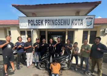Kabur ke Pulau Jawa, Pelaku Curanmor di Pringsewu Akhirnya Diciduk Polisi