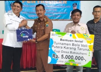 PT ASDP Dukung Karang Taruna Cup 1 Desa Bakauheni, Sumbang Rp5 Juta untuk Turnamen Voli