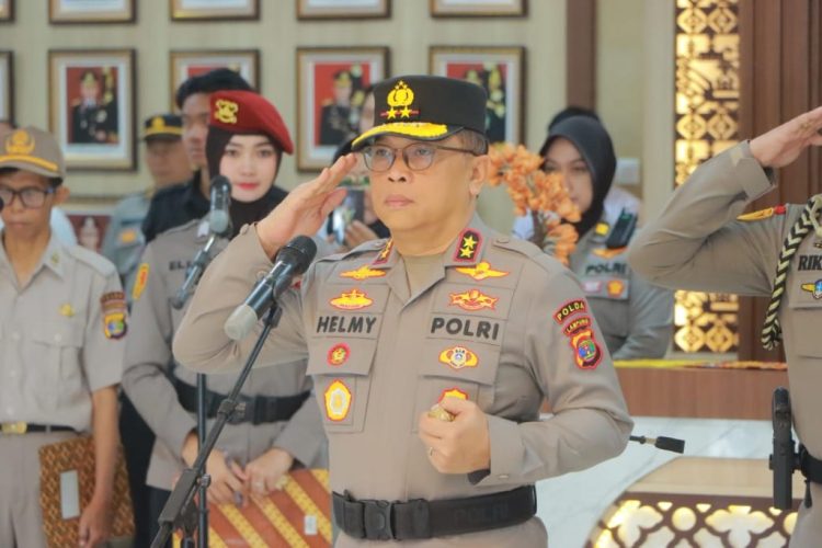 Kapolda Lampung Pimpin Upacara Pemuliaan Tribrata, Teguhkan Semangat Pengabdian Jelang HUT ke-79 Bhayangkara