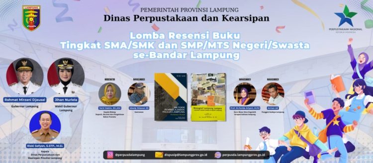 Perpusda Lampung Gelar Workshop & Lomba Resensi Buku: Gairahkan Literasi Pelajar Lewat Karya Lokal