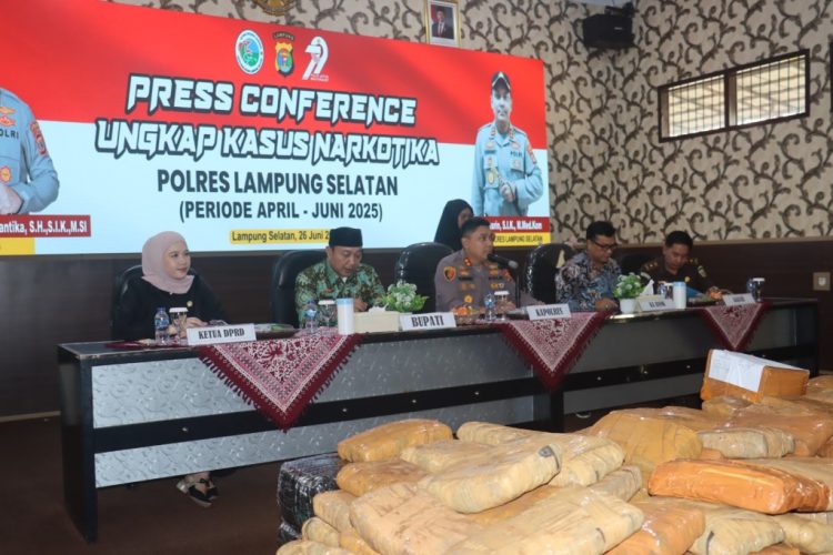 Polres Lampung Selatan Gagalkan Peredaran 396 Kg Narkoba, Selamatkan Ratusan Ribu Jiwa dari Ancaman Zat Mematikan