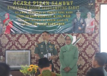 Pisah Sambut Dandim 0422/LB: Wabup Lambar Apresiasi Sinergi Letkol Rinto, Sambut Hangat Letkol Rizky