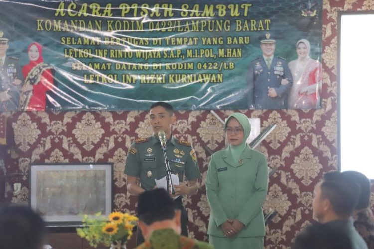 Pisah Sambut Dandim 0422/LB: Wabup Lambar Apresiasi Sinergi Letkol Rinto, Sambut Hangat Letkol Rizky
