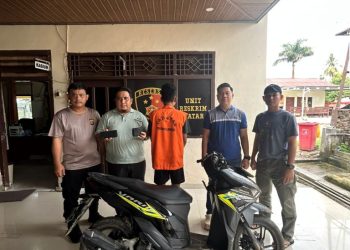 Remaja 15 Tahun Ditangkap Tekab 308 Polsek Natar Usai Gasak Motor di Merak Batin