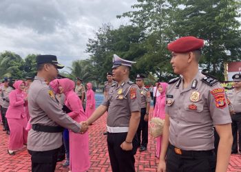 28 Personel Polres Pesawaran Naik Pangkat, Momentum Apresiasi di Hari Bhayangkara ke-79