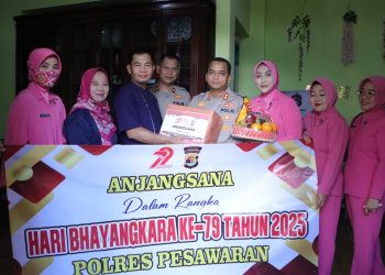 Sambut Hari Bhayangkara ke-79, Kapolres Pesawaran Gelar Anjangsana Penuh Kepedulian