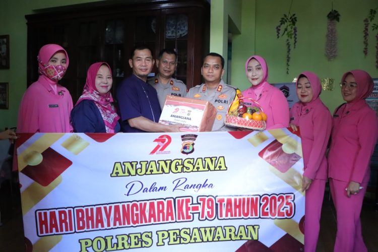 Sambut Hari Bhayangkara ke-79, Kapolres Pesawaran Gelar Anjangsana Penuh Kepedulian