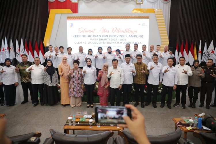 PMI Lampung Resmi Dilantik: Jusuf Kalla Ajak Tingkatkan Dedikasi untuk Kemanusiaan