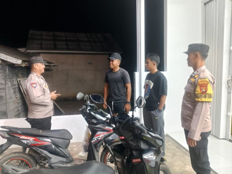 Polsek Padang Cermin Intensifkan Patroli Malam, Cegah Kejahatan Jalanan dan Balap Liar