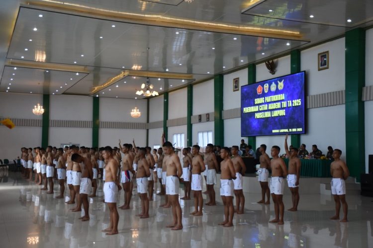 Danlanal Lampung Hadiri Sidang Pantukhirda Taruna Akademi TNI 2025: Seleksi Ketat Calon Prajurit Terbaik Bangsa
