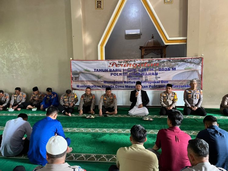Peringatan Tahun Baru Islam 1447 H di Polres Pesawaran: Momentum Refleksi dan Penguatan Kinerja Polri