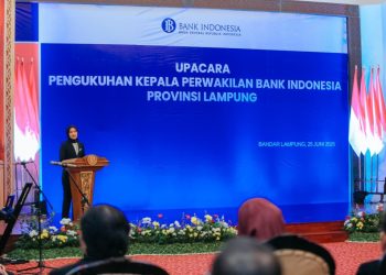 Pengukuhan Kepala BI Lampung, Pemprov Apresiasi Peran Strategis BI dalam Jaga Inflasi dan Dukung UMKM