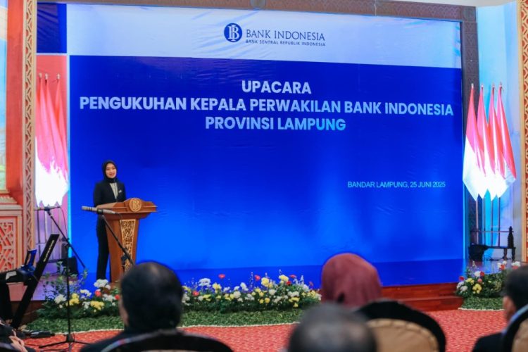 Pengukuhan Kepala BI Lampung, Pemprov Apresiasi Peran Strategis BI dalam Jaga Inflasi dan Dukung UMKM