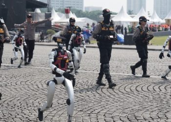 Polri Perkenalkan Robot Humanoid & K9 Canggih di Hari Bhayangkara ke-79: Langkah Awal Menuju Era Kepolisian Berbasis Teknologi