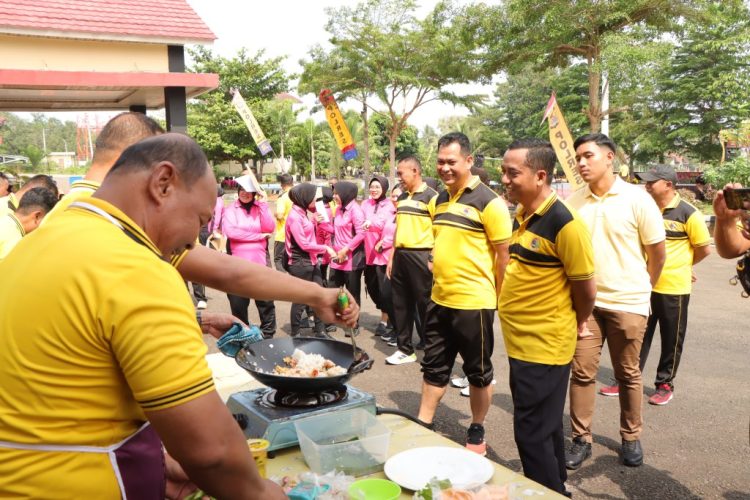 Meriah dan Penuh Keakraban, Polres Pesawaran Semarakkan Hari Bhayangkara ke-79 dengan Ragam Perlombaan Unik