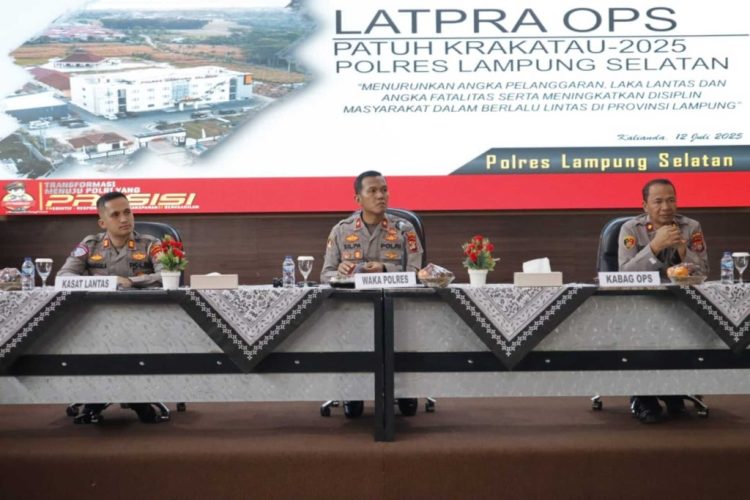 Polres Lampung Selatan Gelar Patuh Krakatau 2025: Tertib Lalu Lintas Demi Keselamatan Bersama