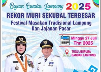Bandar Lampung Siap Pecahkan Rekor! “Begawi 2025” Meriahkan HUT ke-343 dengan Pesta Rasa dan Budaya