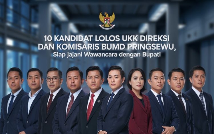 10 Calon Pimpinan BUMD Pringsewu Lolos UKK, Siap Jalani Wawancara Langsung dengan Bupati