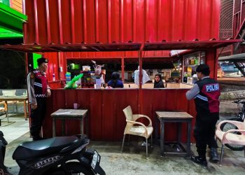 Samapta Polres Pesawaran Intensifkan Patroli Malam, Jaga Kamtibmas Tetap Kondusif