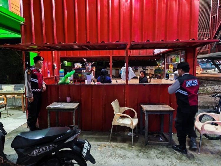 Samapta Polres Pesawaran Intensifkan Patroli Malam, Jaga Kamtibmas Tetap Kondusif