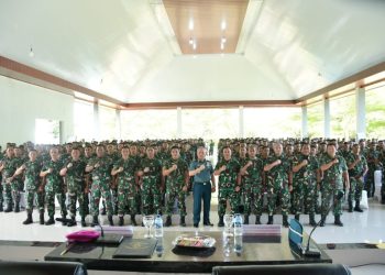 Danbrigif 4 Marinir/BS Hadiri Sosialisasi Pengamanan, Perkuat Kewaspadaan Prajurit Harimau Sumatera