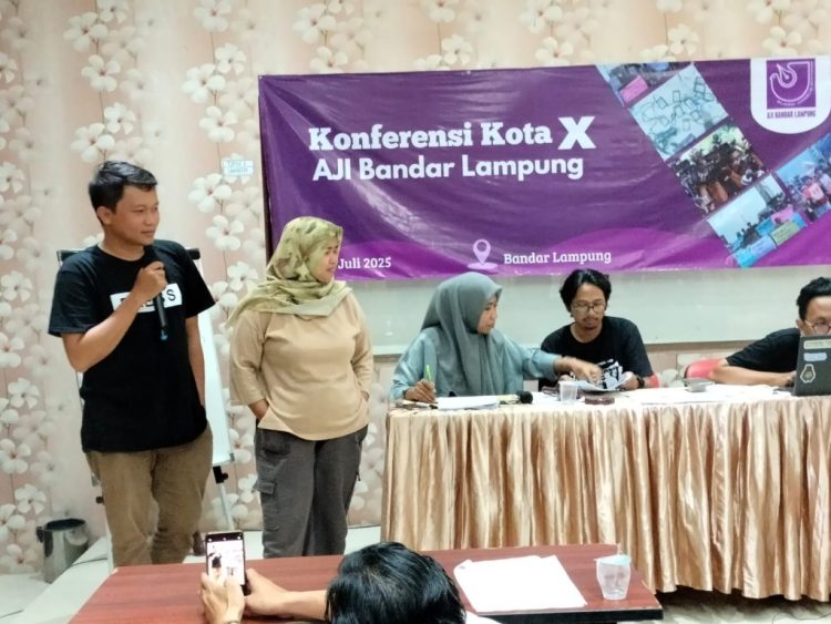 Dian Wahyu Kusuma Kembali Nahkodai AJI Bandar Lampung, Ditemani Vina Oktavia