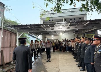 “Polres Pesawaran Iringi Kepergian Bripka Jestra Rastra dengan Upacara Kedinasan Penuh Hormat”
