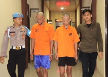 Bawa Golok dan Positif Sabu, Dua Pria Diciduk Polisi di Pendopo Pringsewu