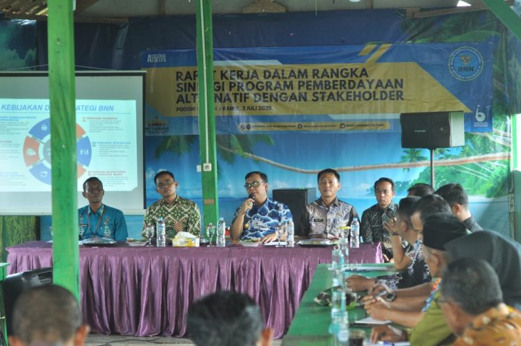 BNNK Lampung Selatan Dorong Sinergi Lintas Sektor lewat Rapat Kerja Pemberdayaan Alternatif