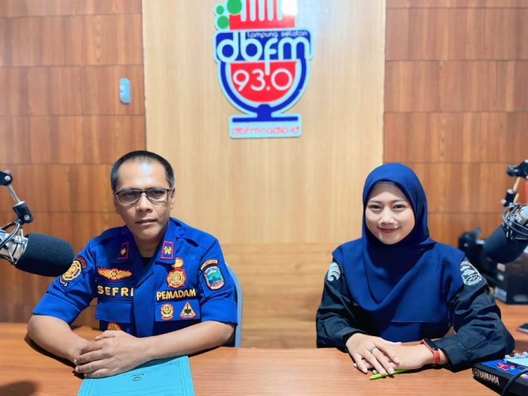 DBFM 93.0 Gelar Talkshow Edukatif: Damkarmat Lampung Selatan Ajak Warga Waspada Kebakaran