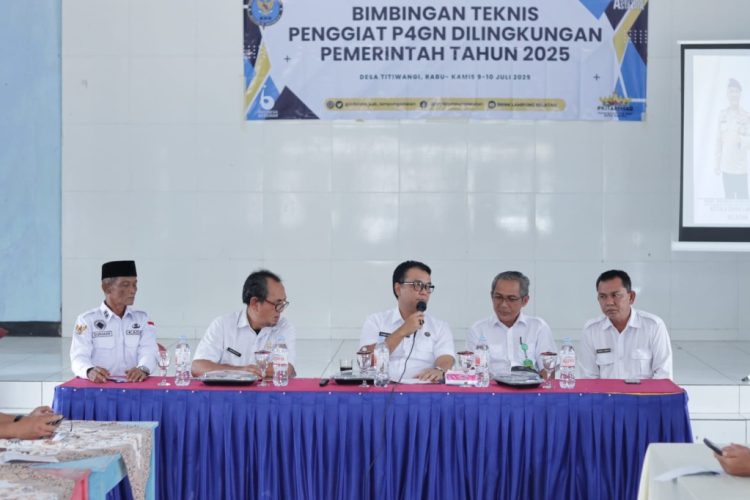 Ajak Pemerintah Lebih Proaktif, BNNK Lamsel Gelar Bimtek P4GN di Candipuro