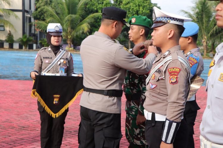Operasi Patuh Krakatau 2025 Dimulai! Polres Pesawaran Gelar Apel Pasukan: 674 Personel Siaga Tegakkan Disiplin Lalu Lintas