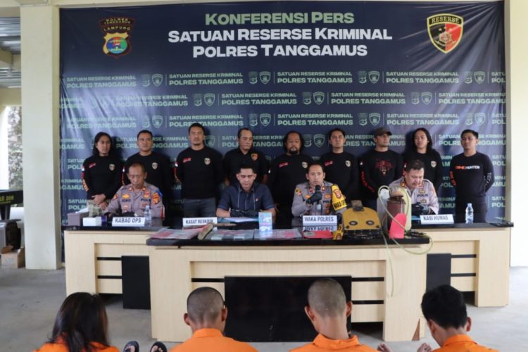 Komplotan Pencuri Emas di Kota Agung Dibekuk, Otak Aksi Gunakan Hasil Curian untuk Judi dan Narkoba