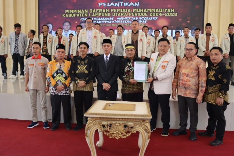 Wakil Bupati Lampung Utara Hadiri Pelantikan PD Pemuda Muhammadiyah 2024–2028, Ajak Pemuda Jadi Motor Perubahan