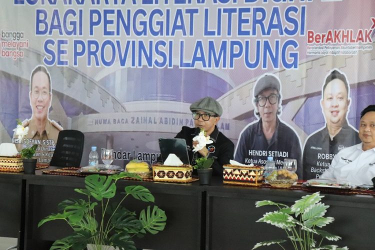 Diperpus Lampung Gelar Lokakarya Literasi Digital: Cetak Penggiat Melek Teknologi dan Tahan Hoaks