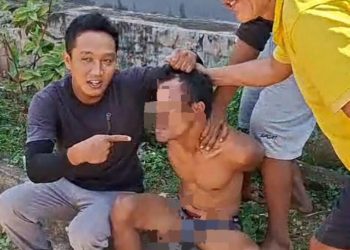 Tertangkap Basah! Pelaku Curanmor di Pringsewu Dihajar Massa Usai Dikejar dan Ditabrak Pick-Up