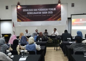 KPU Lampung Selatan Gandeng Komisi II DPR RI Gelar Sosialisasi Pendidikan Pemilih 2025